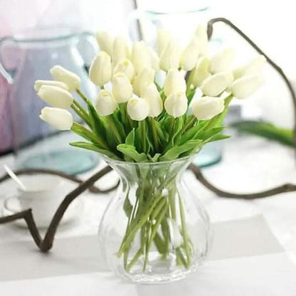 10-Pieces: PU Modern Style Bouquet Tabletop Flower Bouquet
