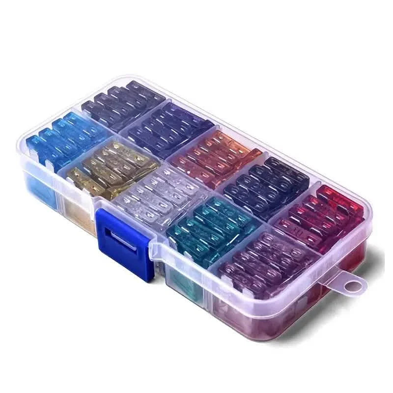 100-Pieces: Car Fuses Assortment Kit, Car Automotive RV Standard Fuses