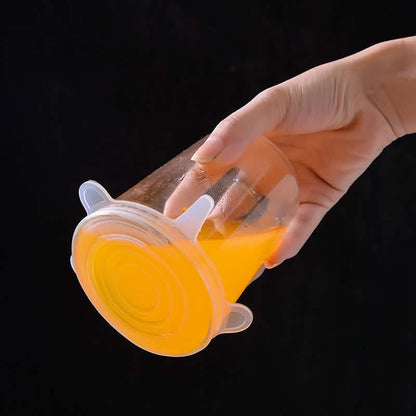 6-Pack: Reusable Silicone Stretch Lids