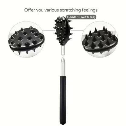Retractable Cactus Back Scratcher – Long Handle, Durable PVC