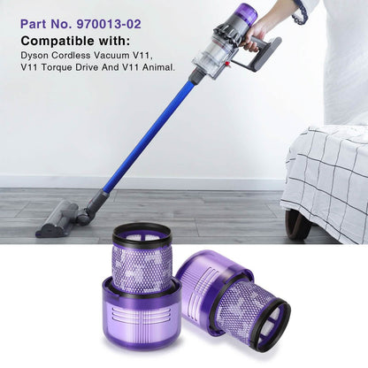 2-Pack: Vacuum Filter Replacement Suit for Dyson V11 Series