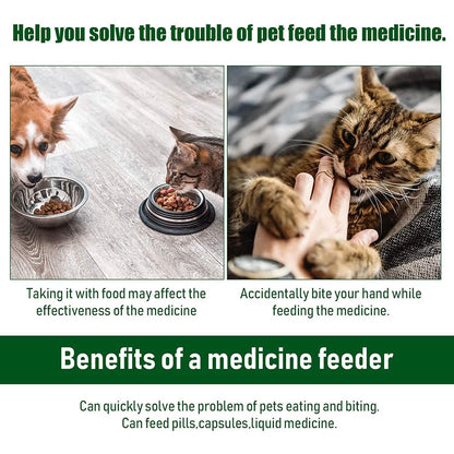 2-Piece: Pet Tablet Syringe Pusher