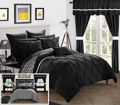20-Piece: Knoxville Reversible Comforter Complete Bed
