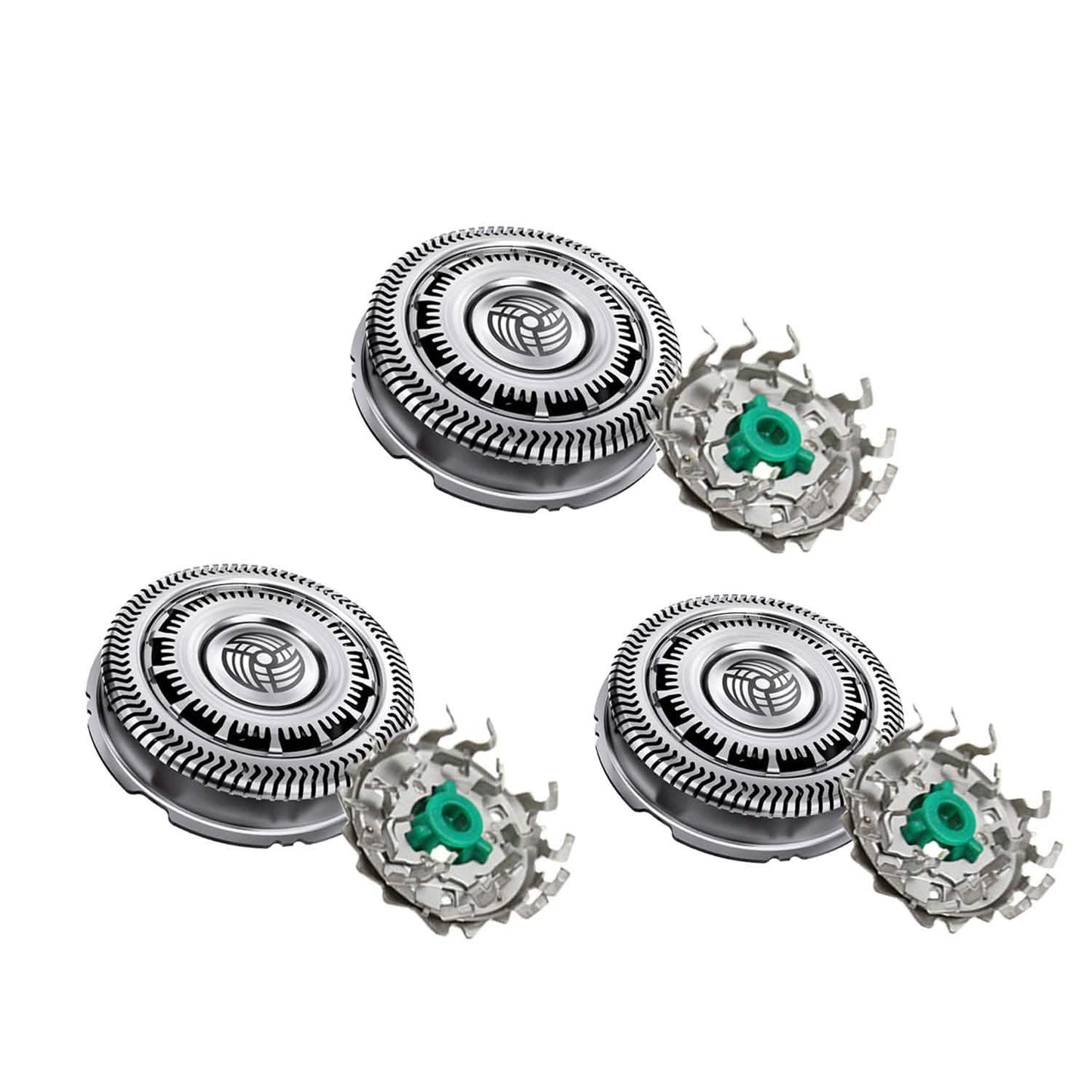3-Pack: SH90 Replacement Head for Philips Norelco