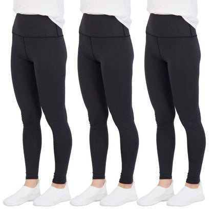 3-Pack: Women's Active Athletic Performance Leggings