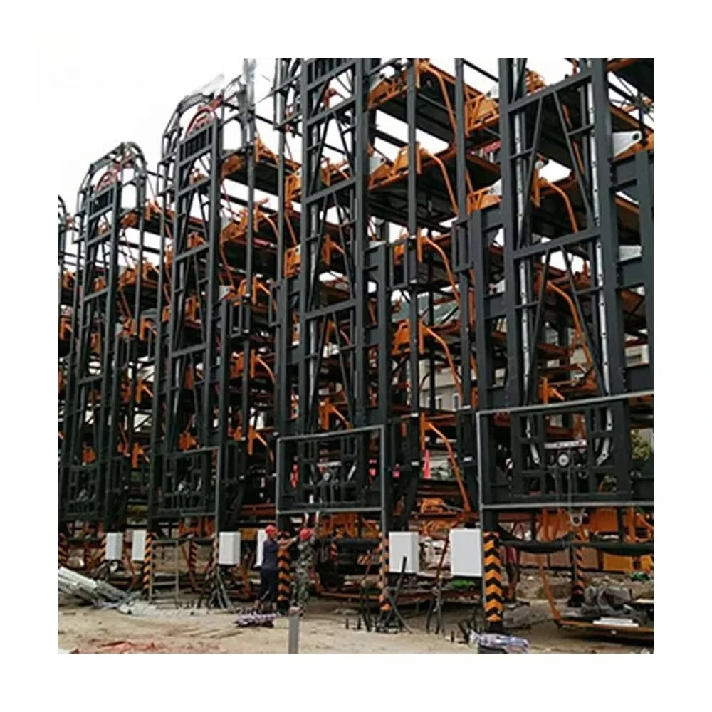 Vertical 16 Sedans Autopark Carousel Parking System Smart Rotary Car Parking System
