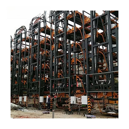 Vertical 16 Sedans Autopark Carousel Parking System Smart Rotary Car Parking System