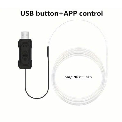 4.98 Meter Car Interior RGB LED Strip Lights