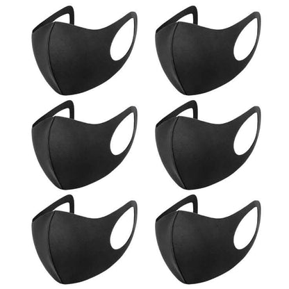 6-Pack: Reusable Washable Non-Medical Face Masks