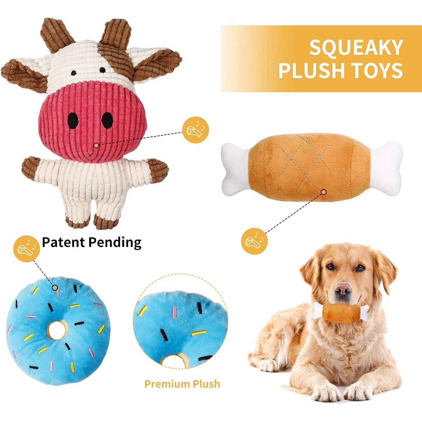 7-Piece: Puppy Cord Chew Toys