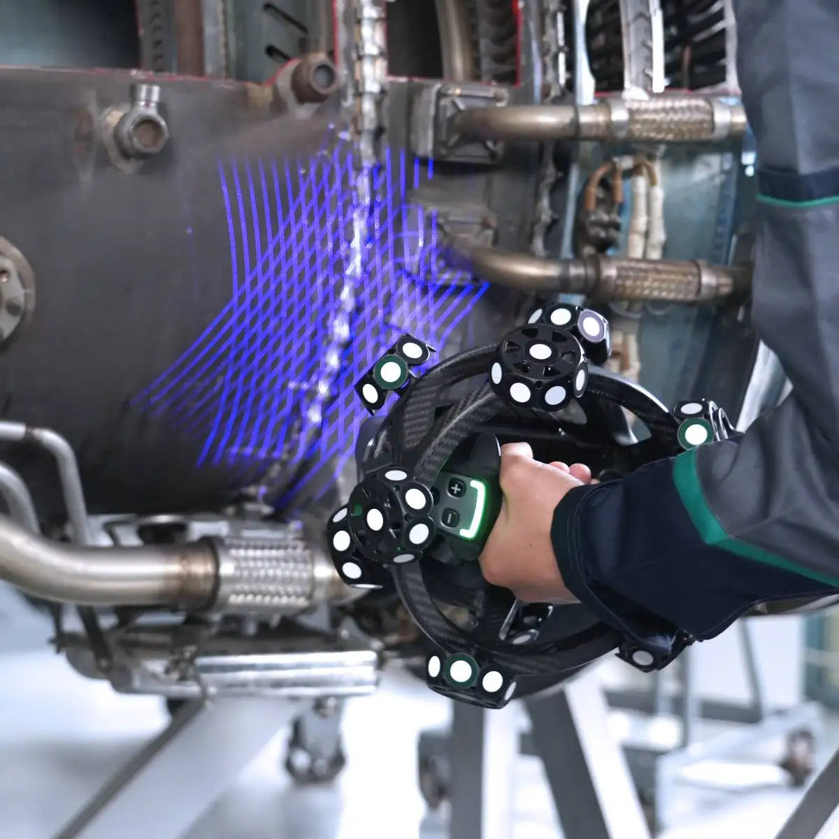 Scanology Marker-Free Nimbletrack 3D System Aerospace Aviation Measurement And Inspection For Mro
