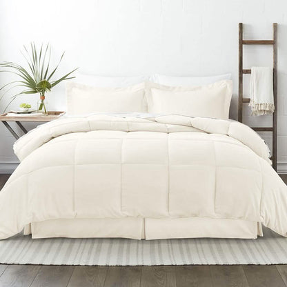 8-Piece: Bed in a Box Hypoallergenic Double Brushed Deep Pocket Set