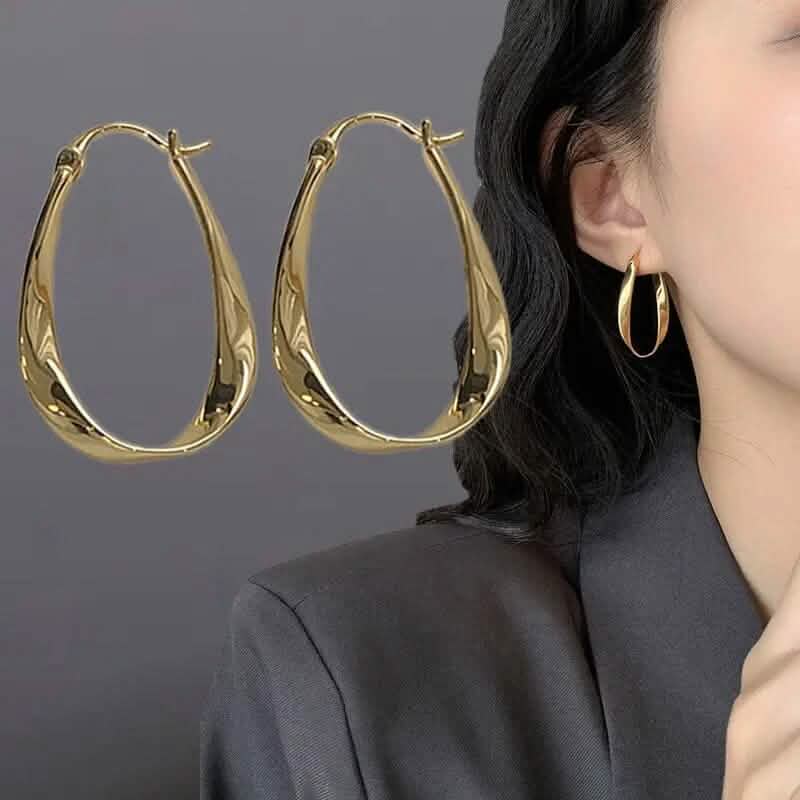 925 Silver Hypoallergenic Elegant Retro Style Earrings