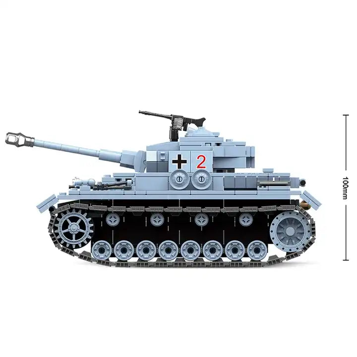 WWII - German Panzerkampfwagen IV Tank - Mil-Blox