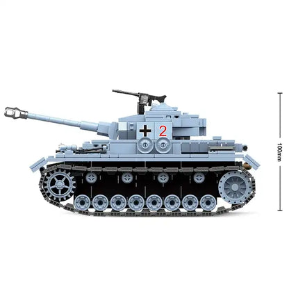 WWII - German Panzerkampfwagen IV Tank - Mil-Blox