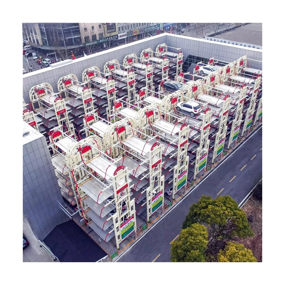 Vertical 16 Sedans Autopark Carousel Parking System Smart Rotary Car Parking System
