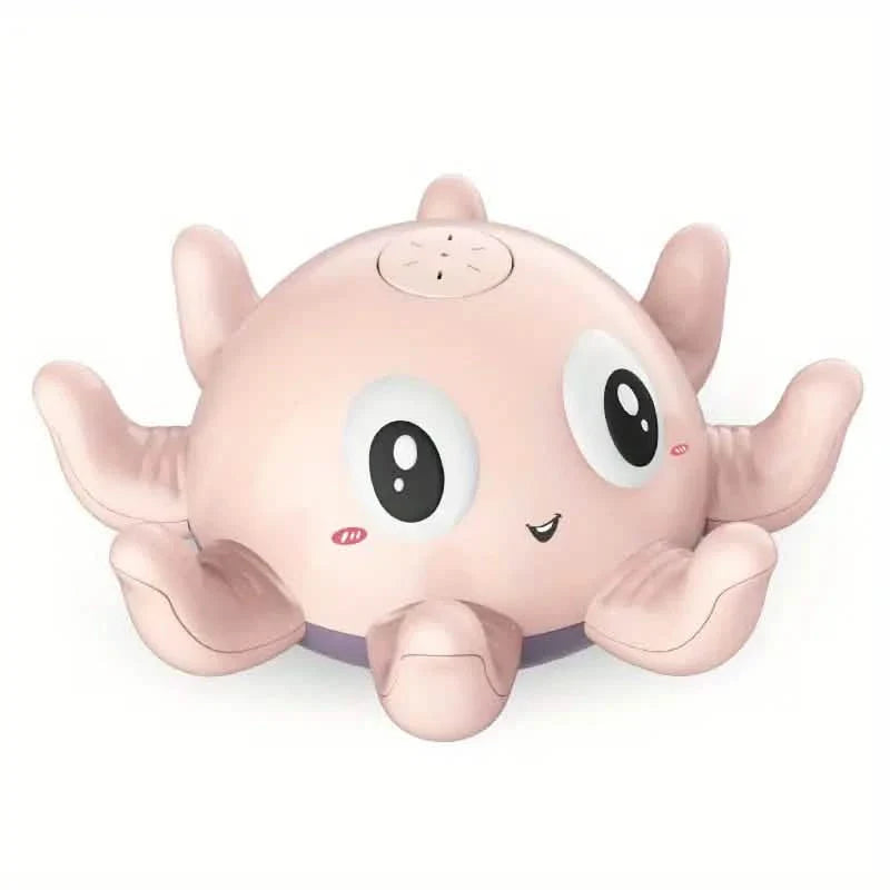 Automatic Induction Water Spray Small Octopus with Light Music Play