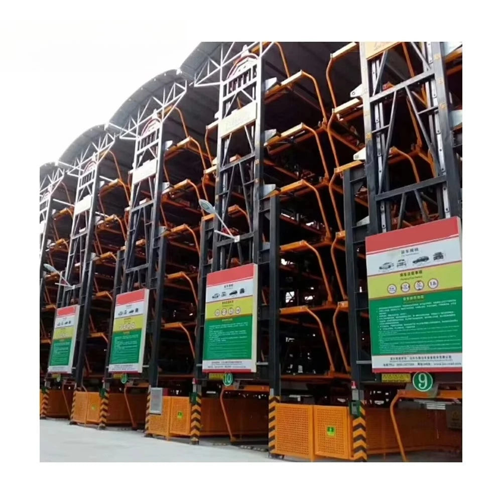 Vertical 16 Sedans Autopark Carousel Parking System Smart Rotary Car Parking System