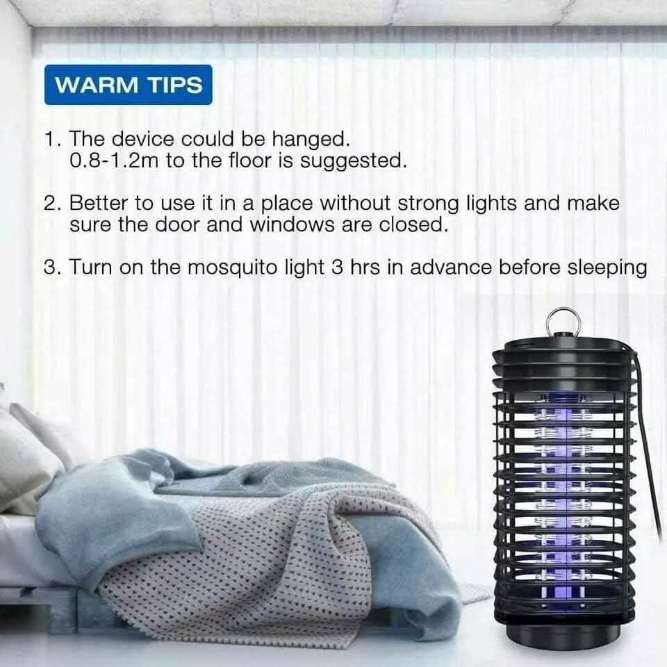Electric Mosquito Insect Killer Zapper LED Light Fly Bug Trap Pest Control Lamp