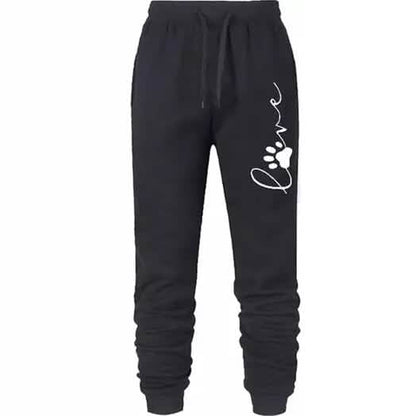Leo Rosi Women's Love Dog Paw Print Joggers