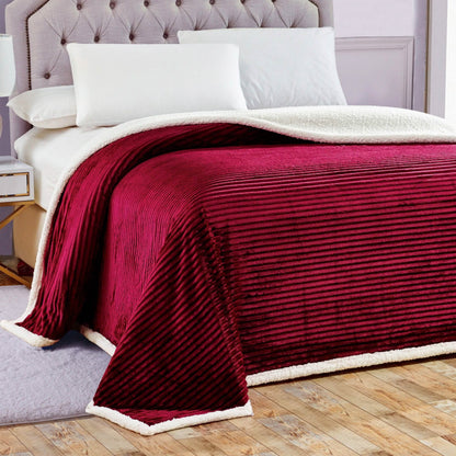 Luxurious Reversible Designer Sherpa