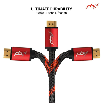 PBX 4K HDMI 2.0 Cable High Speed 18Gbps Braided Cord
