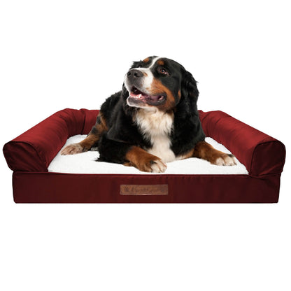 Premium Sofa-Style Orthopedic Pet Bed