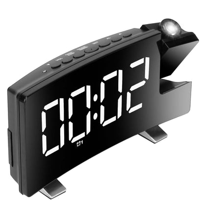 Projection Alarm Clock with Radio