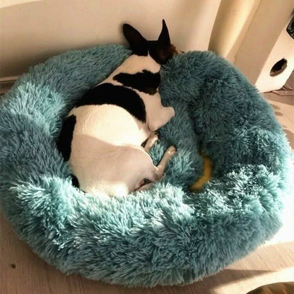Soft Winter Warm Plush Calming Pet Bed