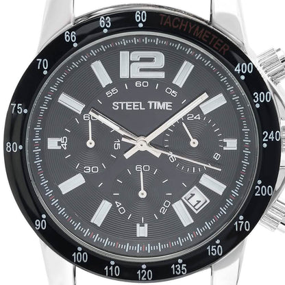 SteelTime Men's Stainless Steel Watches