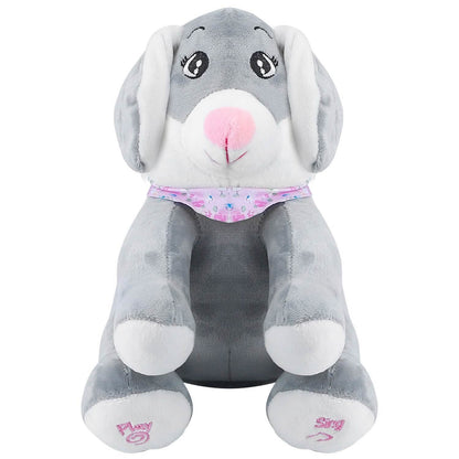 Stuffed Plush Rabbit Doll Toy Animated Talking and Singing