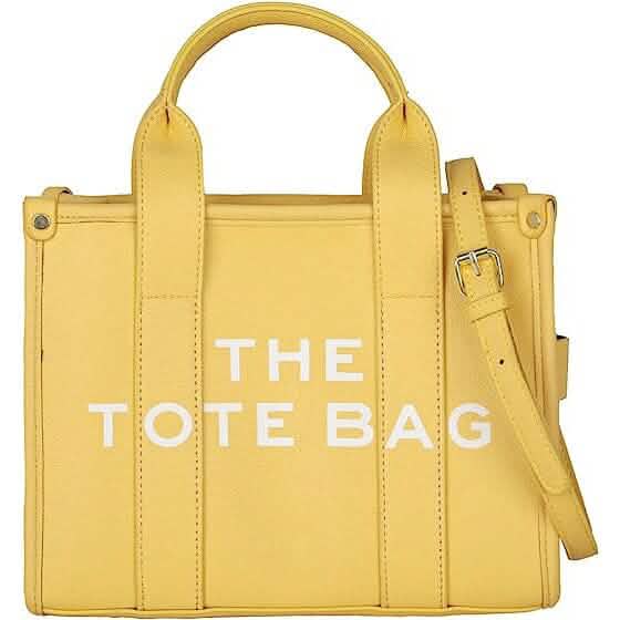 Trendy Leather Tote Bag Small Personalized Top Handle Crossbody Handbags