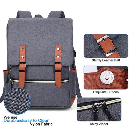 Vintage Laptop Backpack