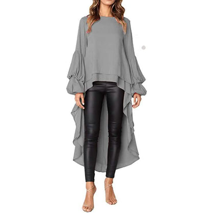 Women's Lantern Long Sleeve Casual Top